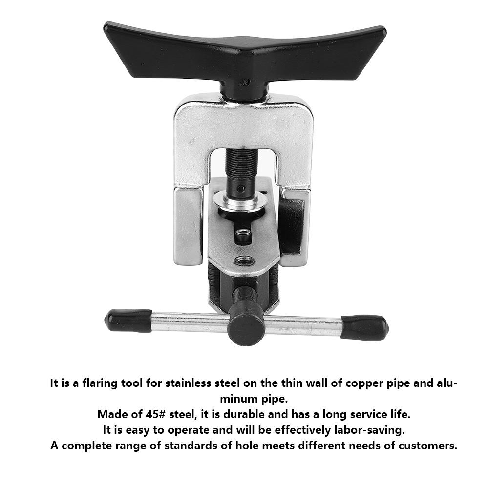 Grabber Flaring Tool with Electrophoresis Handle for Copper Aluminum Stainless Steel Pipe