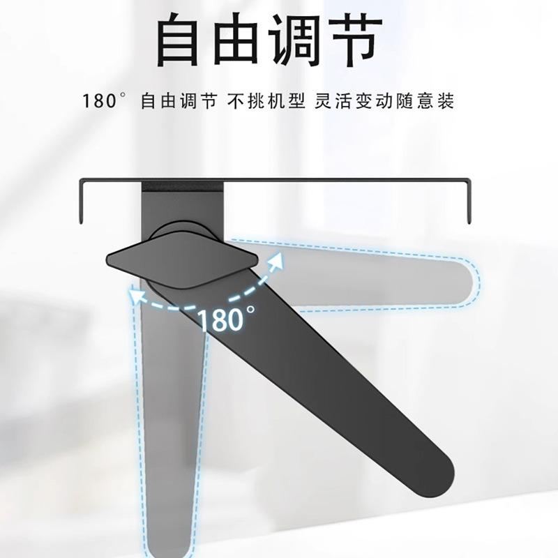 Aço laminado a frio espessado Sem furos Prateleira para set-top box de TV Suporte para monitor de computador Roteador superior