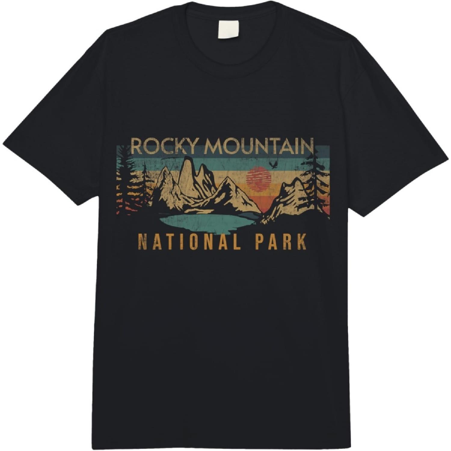 Rocky Mountain National Park Comfort Colors Adult Heavyweight T-shirt S