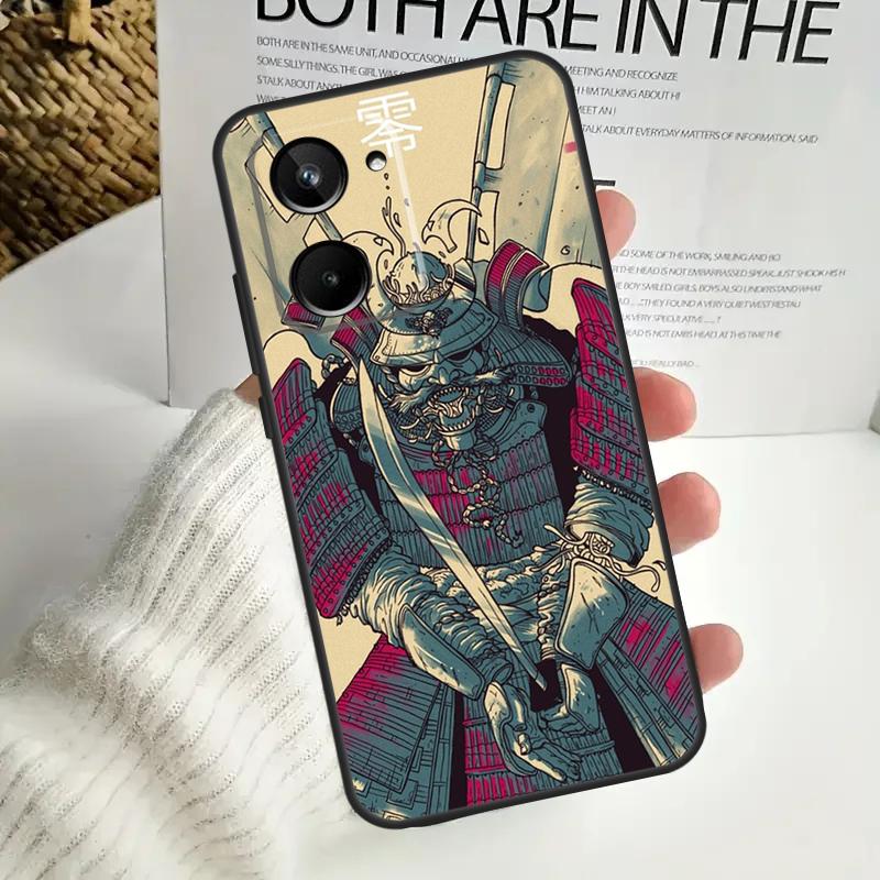 Samurai Mask Demon For Realme 15 10 11 12 13 14 Pro Plus C65 C67 C63 C61 C55 C51 C53 C35 C75 GT6 GT7 Pro Case