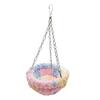 Hanging Birds Bed Parrot Nest Bed with Chains Hook Birdcage Swing Plush Hammock House for Parakeets Cockatiels Budgies Lovebirds Conures