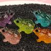 10pcs Cute Mini Frog Ornament Glow In The Dark Small Toad Model  Home Room Desk Decor
