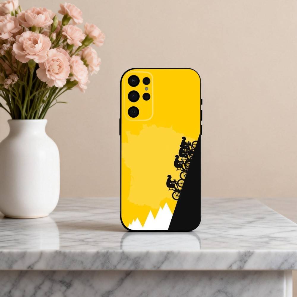 

T-Tour De France B-Bike R-Rainbow Phone Case For Samsung S25,24,23,22,30,21,10,9,Ultra,Plus,Lite,FE,4,5 G Soft Black Case Samsung S25ULTRA