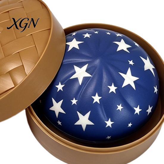 Stress Relief Toy Steamed Bun Squeeze Soft TPR Fidget Portable Fun Vent for Kids And Adults Office Desk Reliever Ball