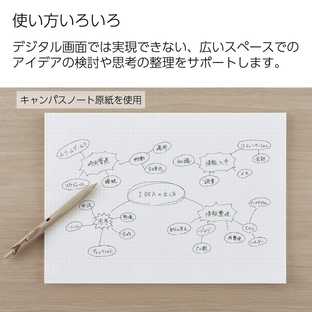 KOKUYO Writing 5mm 300 Paper, A4, Grid, Sheets, SE-W309S5