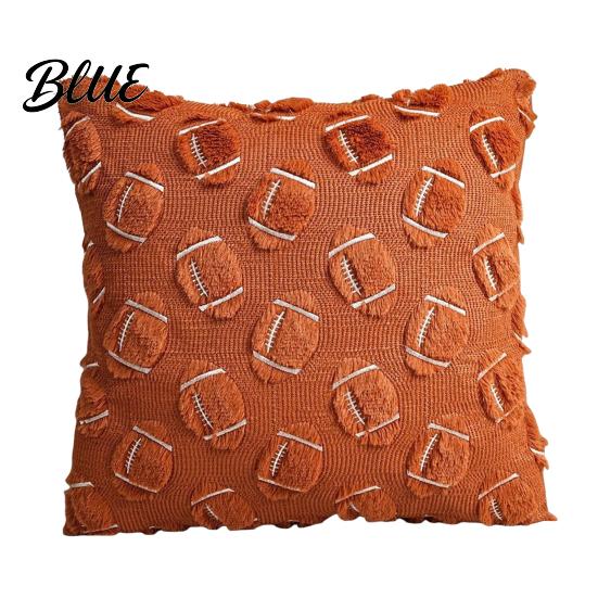 Romantic Room Decor Plush Throw Pillow Cover Heart Embroidery Cushion Case with 3D Bowknot Jacquard Cute Bow Tie Cases Soft Fluffy Decorative