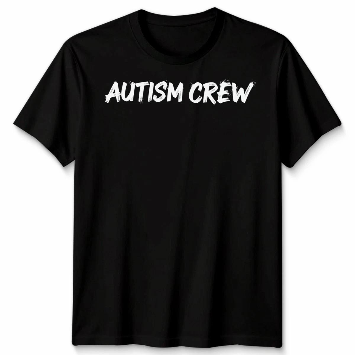 Крутые идеи подарков к Дню осведомленности об аутизме Семейная парная футболка-унисекс Autism Crew TTshirt 4XL