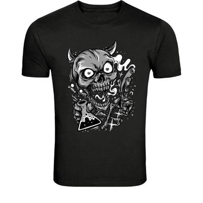 Mad Scientist Skull T-Shirt - Crazy Lab Skeleton Chemistry Graphic