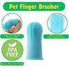 Cat Dog Super Soft Pet Finger Toothbrush Teeth Cleaning Bad Breath Care Nontoxic Silicone Toothbrush Tool Dog Cleaning Supplies