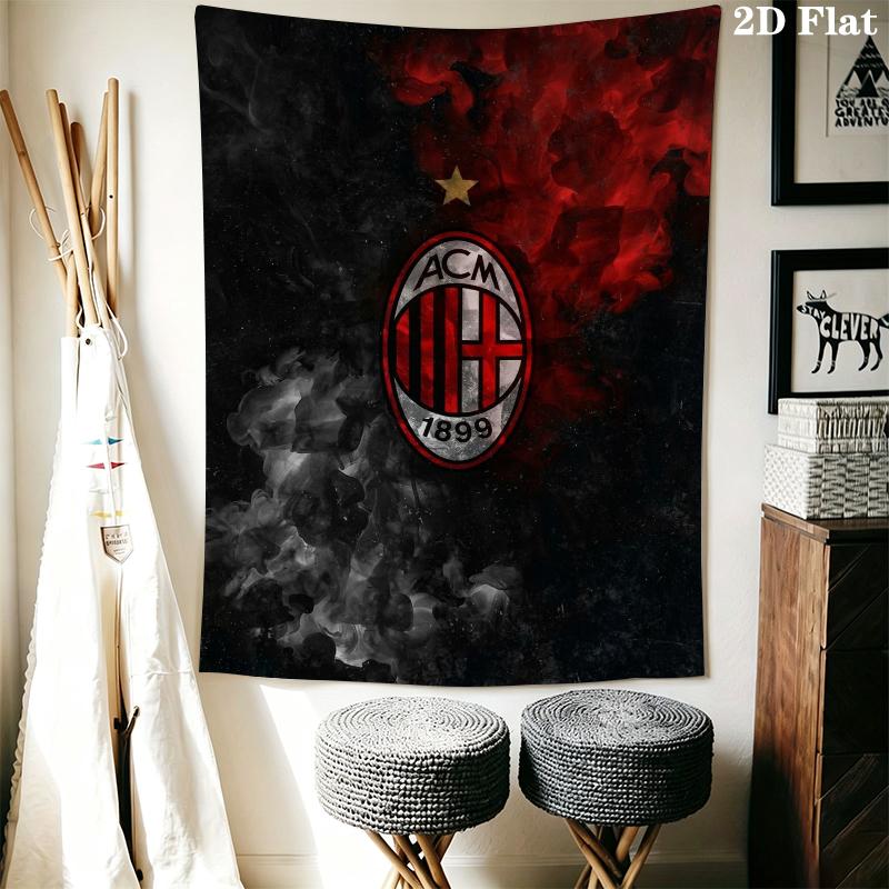 Llx0916Ac Milan Wall Tapestry Aesthetic Wall Hanging Printed Fabric Blanket Decorative Tapestries for Bedroom Living Room Home Decor