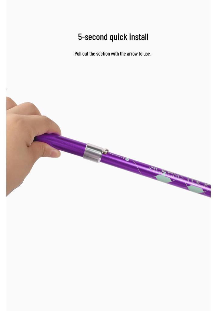 YituNamkabaw Ultra-light Foldable Aluminum Trekking Poles