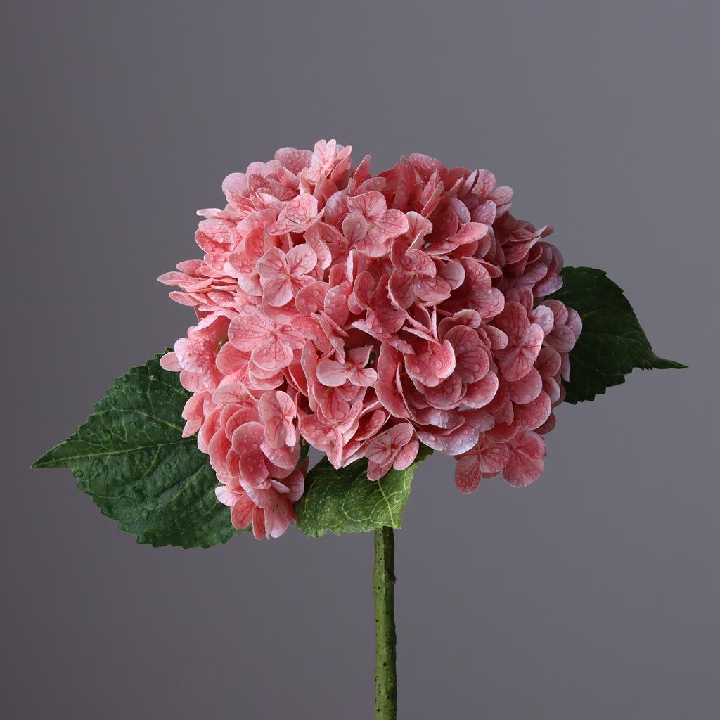 Moisturizing Large Hydrangea Hotel Decoration Flower Arrangement Wedding Arrangement Fake Flower Wholesale Film Hydrangea