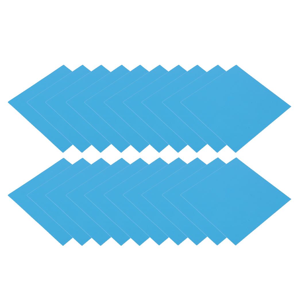 36pcs Rubber Oral Dam Universal Dental Dam Environmentally Friendly Hygienic Dental Dam Light Blue