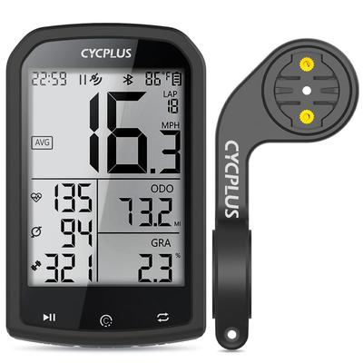 Ciclocomputador GPS CYCPLUS com Bicicleta Grande Compatível com Dados SMART e Strava Coração e Impermeabilização Velocímetro, Tela, Sem Fio, ANT+