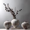 Modern Minimalist Retro Wabi-Sabi Zen Pottery Vase - Large Ceramic Decor for Home or Hotel