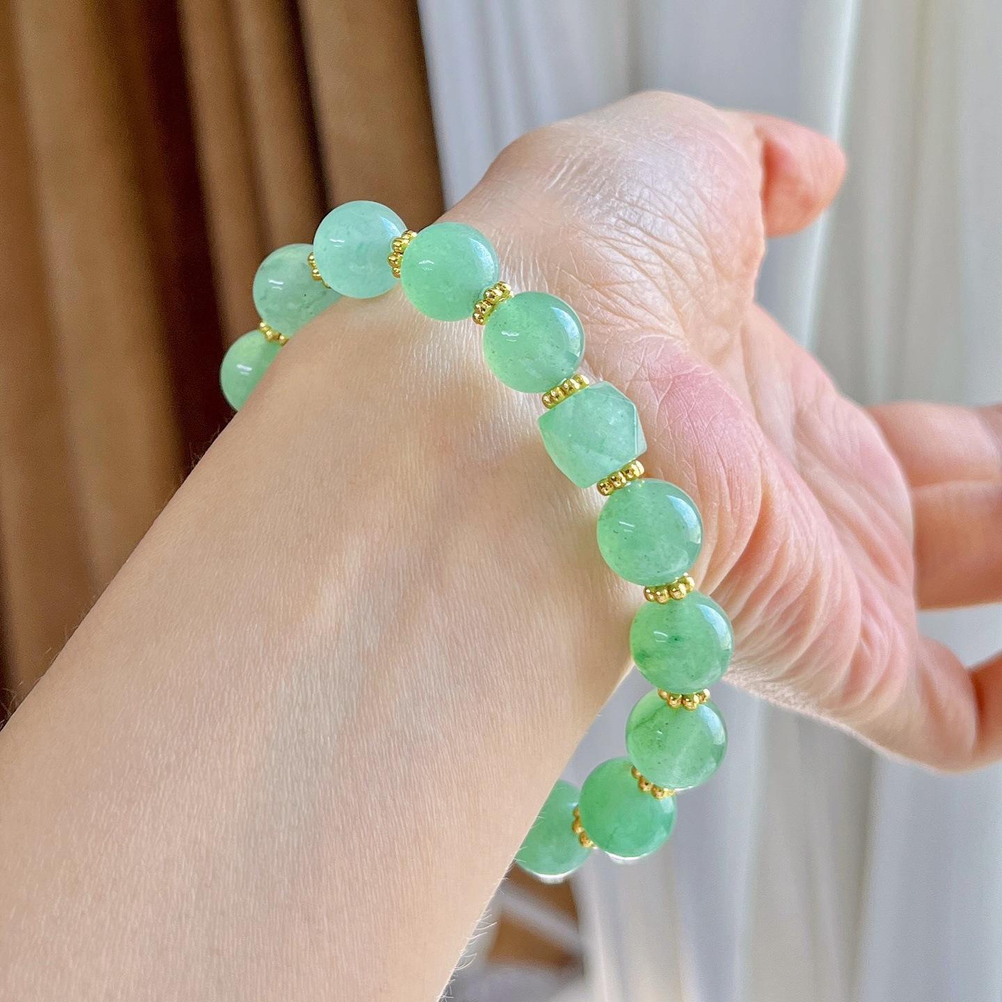 10Mm High Quality Dongling Jade Design Bracelet Bracelet