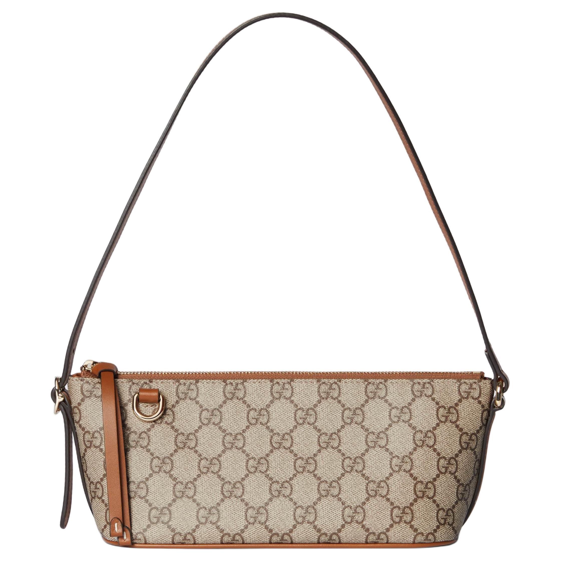 

Gucci GG Emblem Light Gold Hardware Coated Fabric Shoulder Bag Small Women shoulder bag Beige Brown 847281-FAEUC-9758 Basic Set (Bag+Dust Bag)