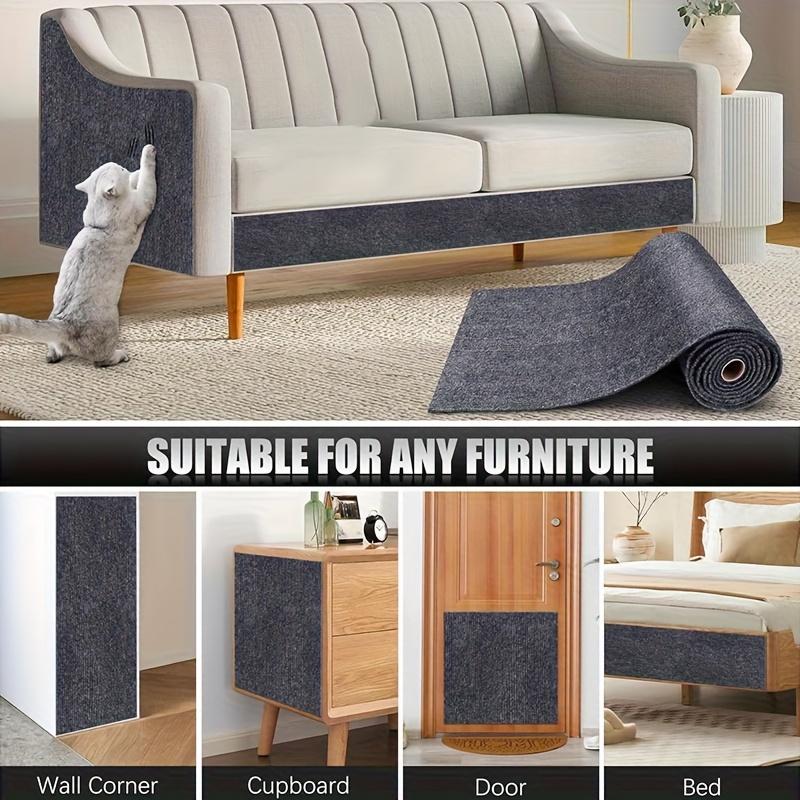 [Protectores Autoadhesivos] Protectores Duraderos y Autoadhesivos para Muebles contra Arañazos de Gato | Protectores Recortables para Sofá y Pared, Alfombrillas para Rascador de Gato