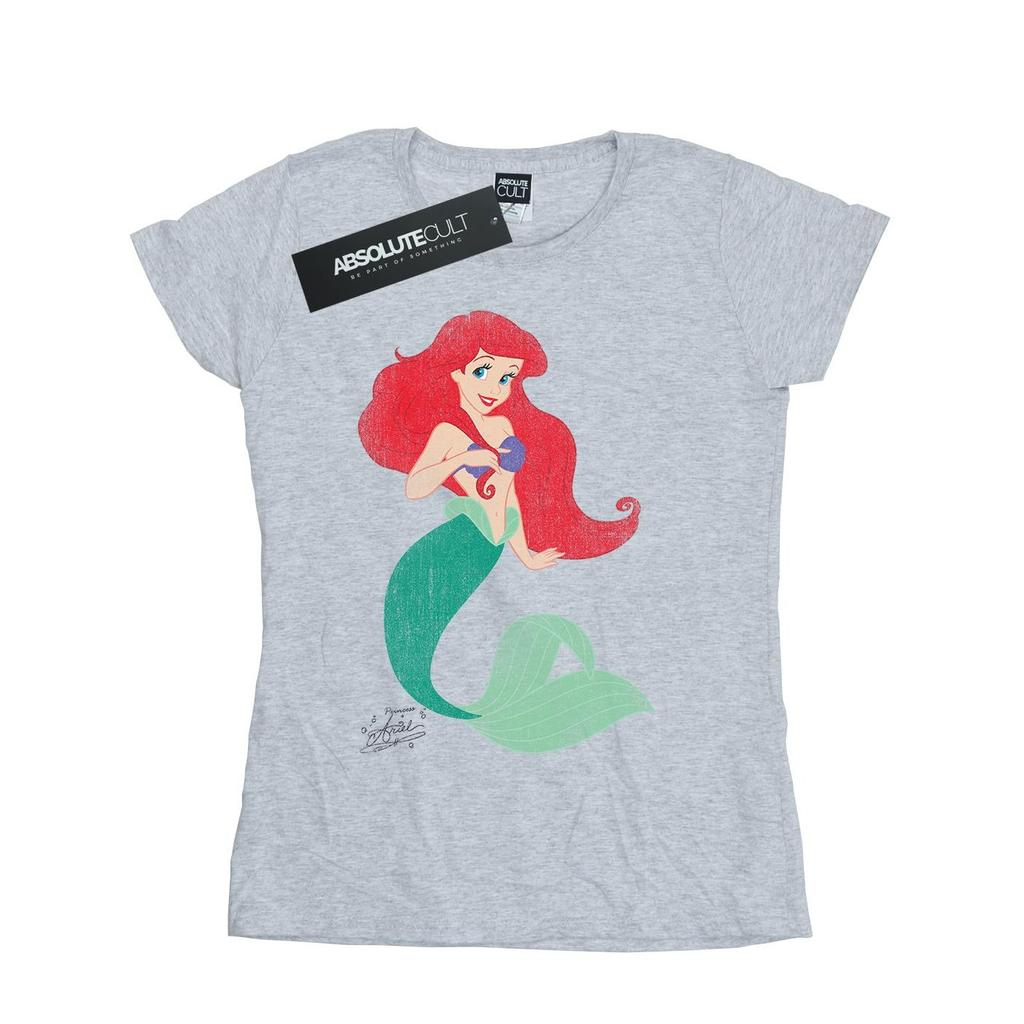 Disney Princess Womens/Ladies Classic Ariel Cotton T-Shirt