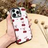 Cute cherry Phone Case For iPhone 17,16,15,14,13,12,11 Plus,Pro Max,XS,Colorful Silver Black Cover