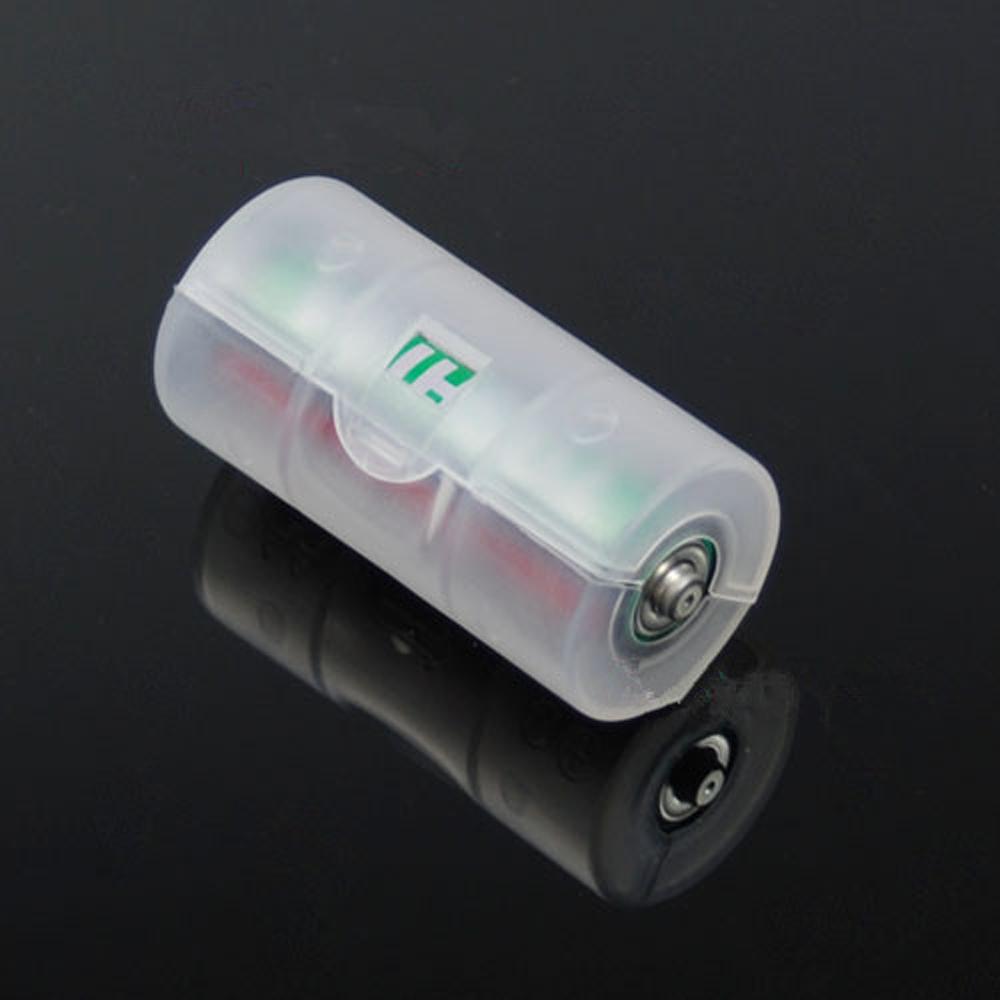 Storage Container Batteries Box Transparent Battery Adapter Case Battery Conversion Box Battery Switcher Battery Converter