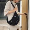 Vintage Washed Canvas Bag Chest Bag Crossbody Bag