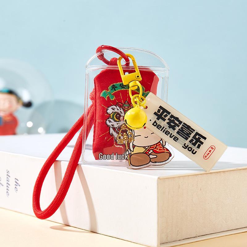 Wenchang Success Pendant: Metaphysical Energy Talisman for Academic Achievement and Omamori Blessing. About 5*16cm