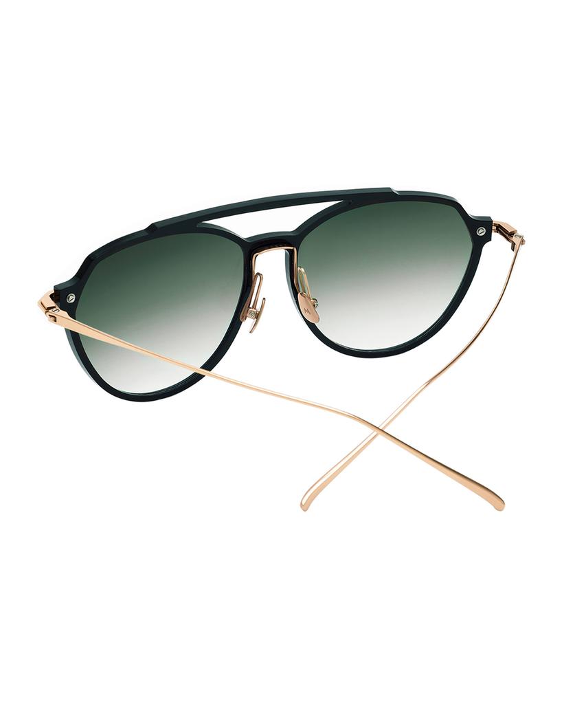 Maseuka Free2_Onda 03B/Gr Free2 Onda Black/Rose Gold Green Lens