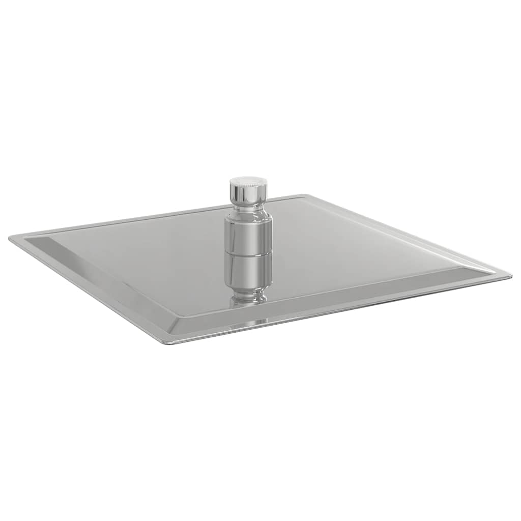 Rain Shower Head 304 Stainless Steel 20 x 20 cm Square