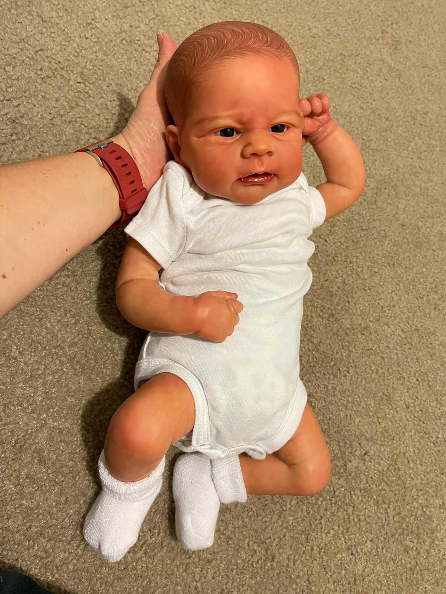 19-Inch Reborn Baby Simulation Doll - Newborn Baby Toy 19 inches