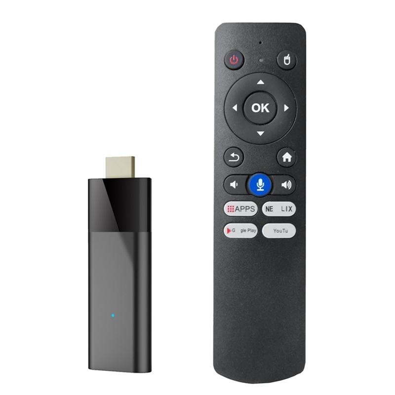 Q6 Mini TV-Stick Bluetooth Sprachfernbedienung 2G+8G Android 10 2,4G/5G WLAN+BT4.0 H313 Smart TV Box Android TV Dongle PK DQ03