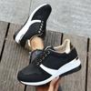 Spring New Style Casual Oversized Lace-up Sports Shoes for Women, Thick-soled and Platform Heels, Women's Shoes