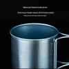 TAIC Pure Titanium Mug with Lid and Handle