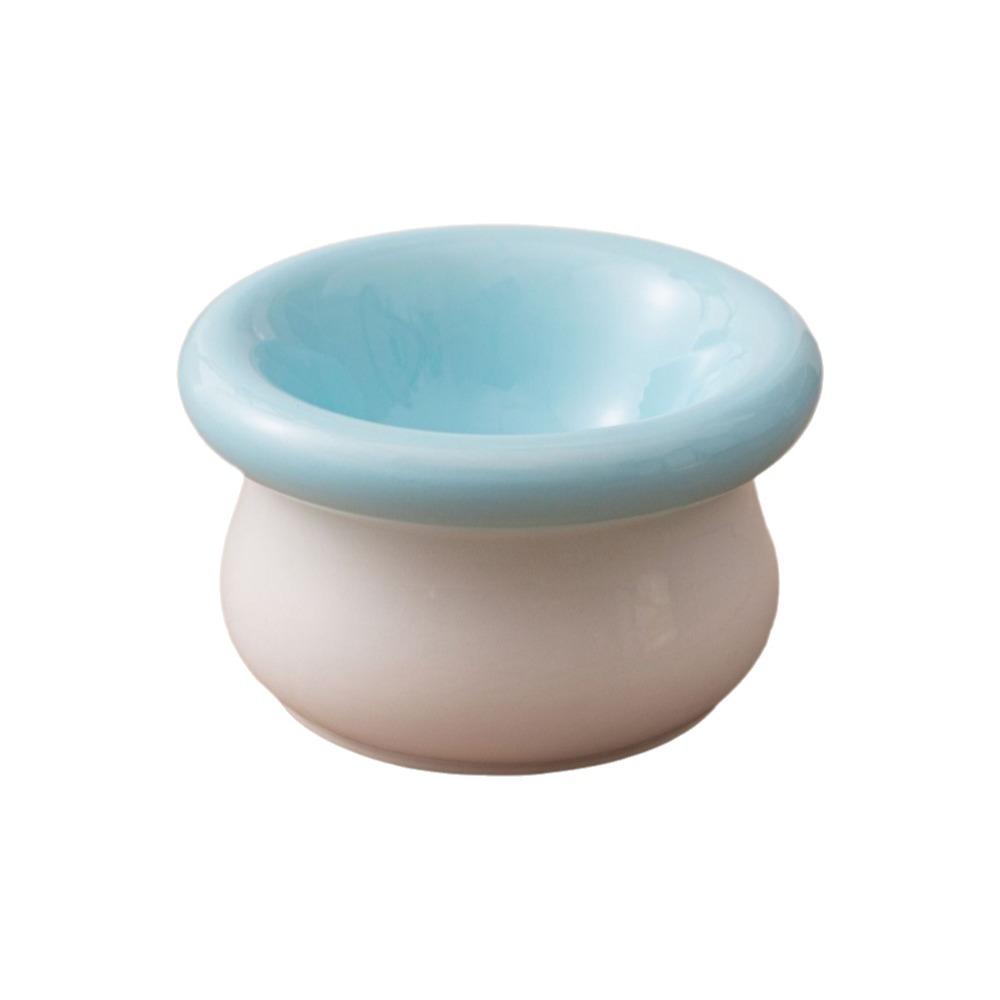Ceramic Pet High Foot Bowl Large Capacity Dog Food Feeder Pet Drinking Feeder For Dogs Cats