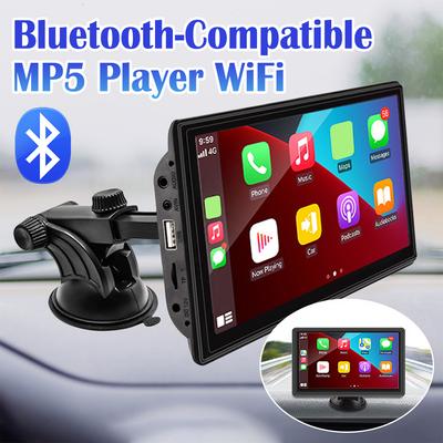 Tragbarer Navigator, HD-Display, Carplay, Android Auto, intelligentes Autosystem, Mirrorlink, 7,0-Zoll-Touchscreen, WiFi-Rückfahrkamera