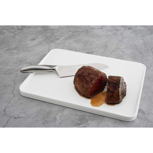 Asvel Edged Convenient Cutting Board M "Unix" White 2320