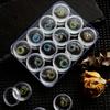 Compartment Organizer for Nail Art Supplies, Rhinestones, Beads, Nail Jewelry Container Box,contact Lens Cases