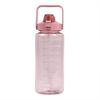 2000ML Large Capacity Water Bottle with Straw Heat-Resistant Leakproof Transparent Portable Outdoor Fitness Sports Travel Drinking Cup