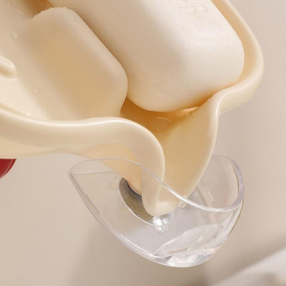 Adjustable Angle Flexible Angle Soap Rack Suction Cup Self Draining Soap Holder Soap Rack Shower