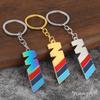Car Keychain New Metal For BMW M Emblem E46 E36 E34 F10 E90 F30 E60 F30 E53 E30 E92 Sticker Alloy Styling Accessories Keyring blcp03
