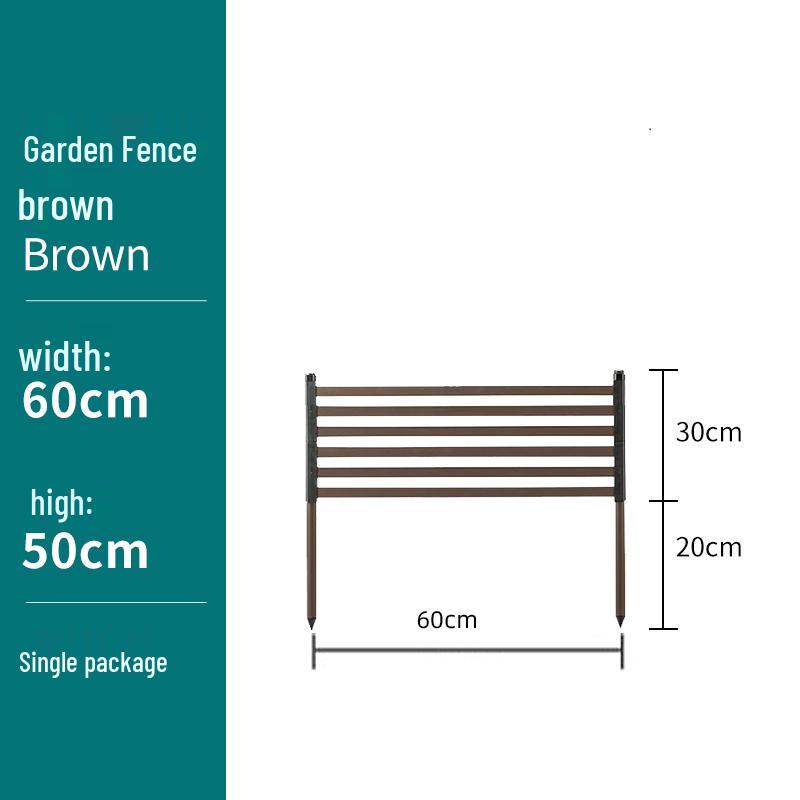 Outdoor Garden Courtyard Picket Fence & Climbing Frame