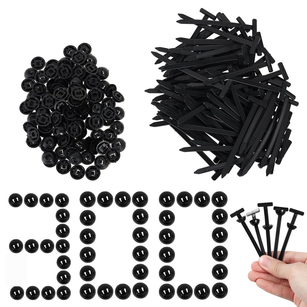 400/100Pcs Cable Tie Closure Self-locking Nylon Universal Cable Tie Buckle Car Repair Fastening Strap For Car Household Repair