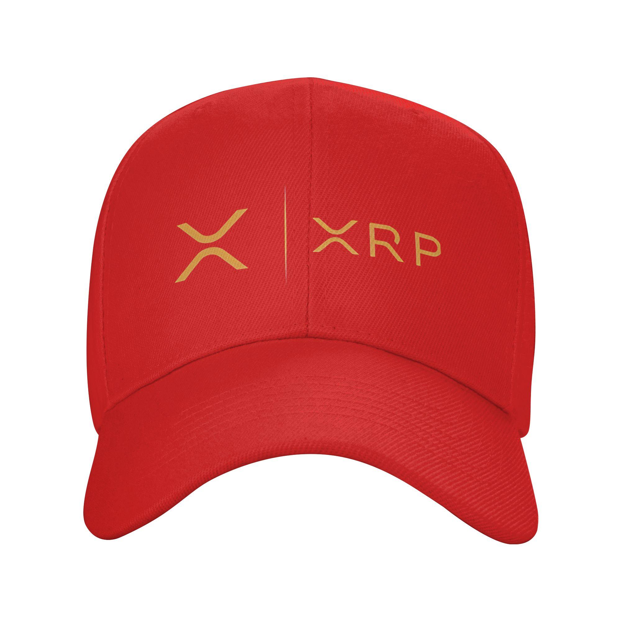 

XRP RIPPLE NEW GOLD LOGO Baseball Cap Trendy Men Adult Trucker Hat Adjustable Design Running Hippie Baseball Caps Birthday Gift One Size