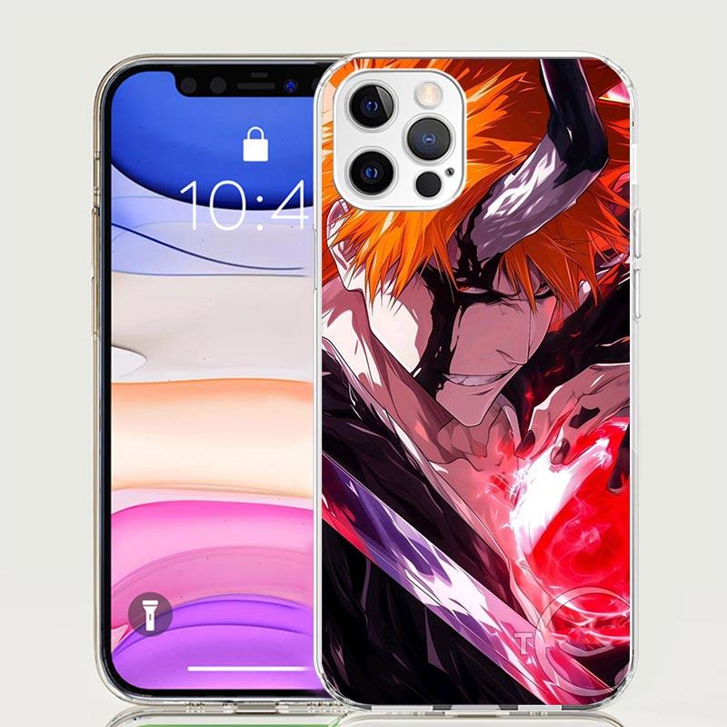 Kurosaki Ichigo Bleach Phone Case For iPhone 17 Air 16 15 Plus 11 14 Pro Max 13 Mini 12 7 8 + SE Pattern Art Customized Cover 17