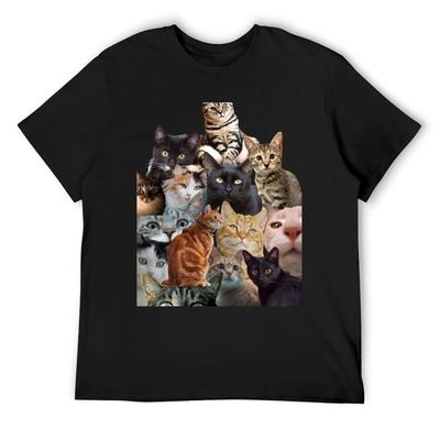 T-shirt Motif Chat anime stuff vêtements hippie t-shirts graphiques de basket-ball streetwear t-shirt vintage homme