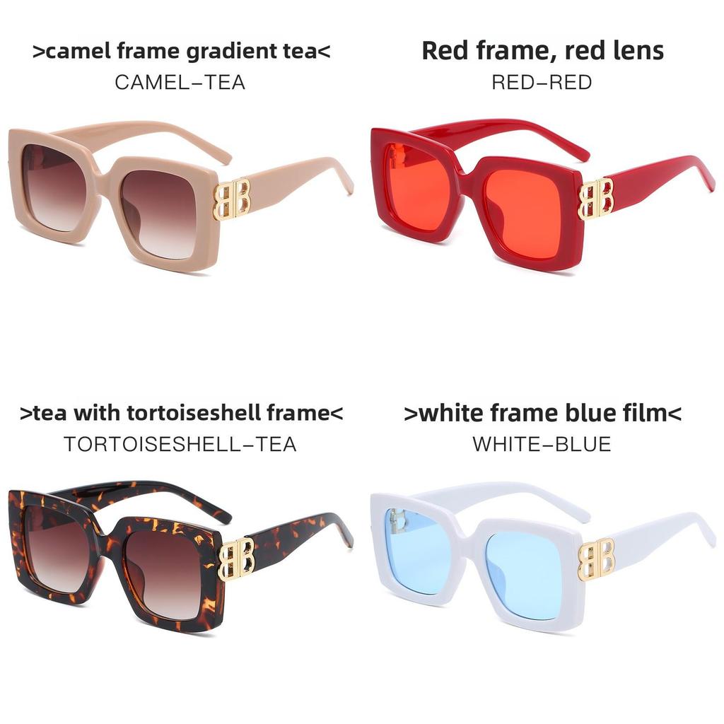 Vintage Square Sunglasses For Women With Uv400 Protection For Fashion And Outdoor Activities