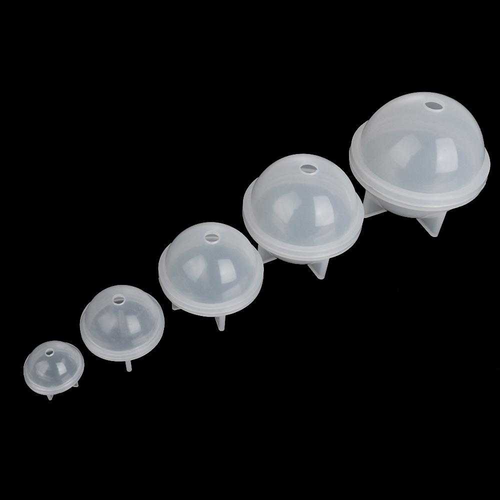 Sphere Mould DIY Ball Silicone Mold Transparent Mould for Making Cake Resin Craft Ball Jewelry Making Home Decoration