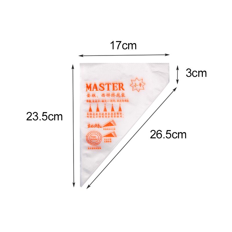 

100 шт. Одноразовый кондитерский мешок Глазурь для украшения Торт Кондитерские Изделия Кекс Декор Мешки Мастика Торт Крем Кондитерские Насадки Инструменты для выпечки RQX