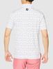 FootJoy Modern Classic Travel Print Short Sleeve Shirt, White, Men's XXL, 80434-XXL