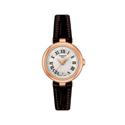 

Tissot Women s Bellissima Watch, White Dial, Leather Strap, T1260103601300, Officially Imported